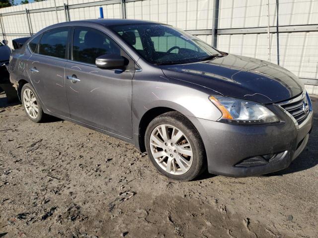 3N1AB7AP6FY327149 - 2015 NISSAN SENTRA S GRAY photo 4