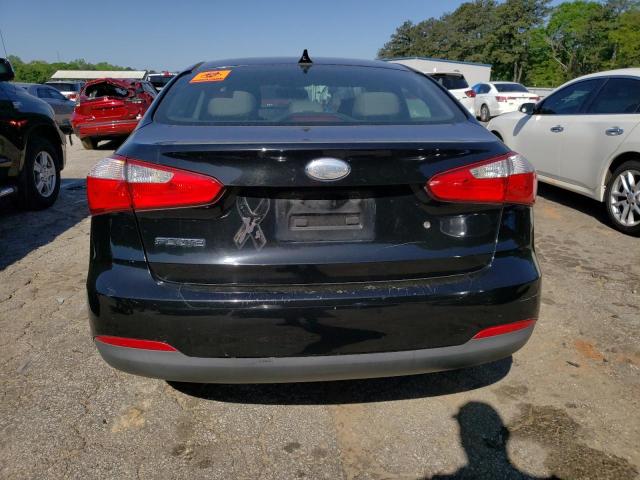 KNAFK4A60E5181025 - 2014 KIA FORTE LX BLACK photo 6