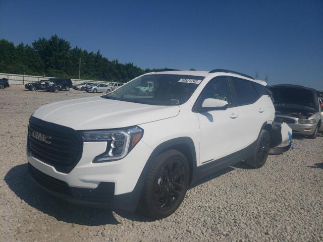 3GKALMEV0NL167514 - 2022 GMC TERRAIN SLE WHITE photo 2