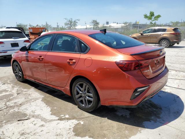 3KPF34AD1LE143576 - 2020 KIA FORTE GT LINE ORANGE photo 2