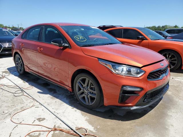 3KPF34AD1LE143576 - 2020 KIA FORTE GT LINE ORANGE photo 4