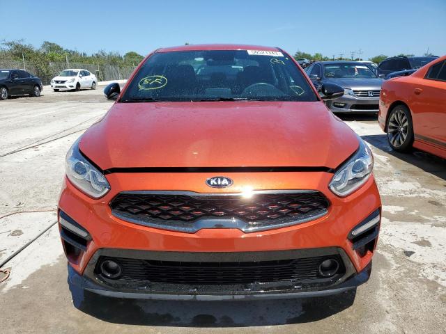 3KPF34AD1LE143576 - 2020 KIA FORTE GT LINE ORANGE photo 5