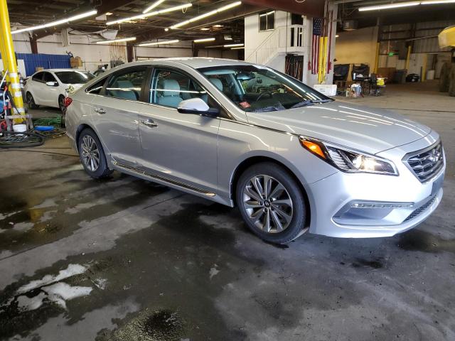 5NPE34AF9FH124125 - 2015 HYUNDAI SONATA SPORT SILVER photo 4