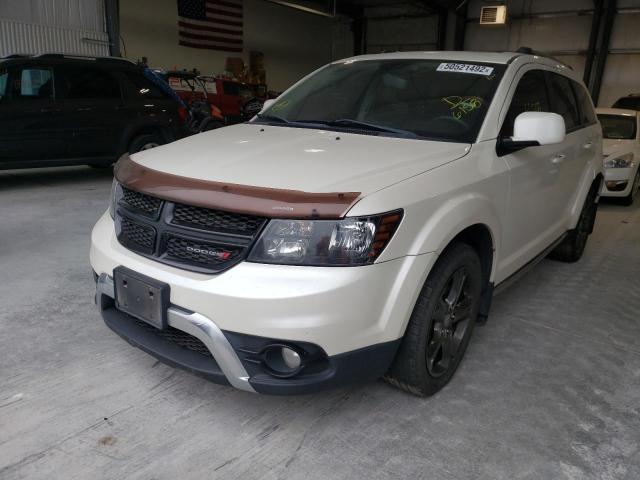 3C4PDDGG1GT106158 - 2016 DODGE JOURNEY CROSSROAD WHITE photo 2