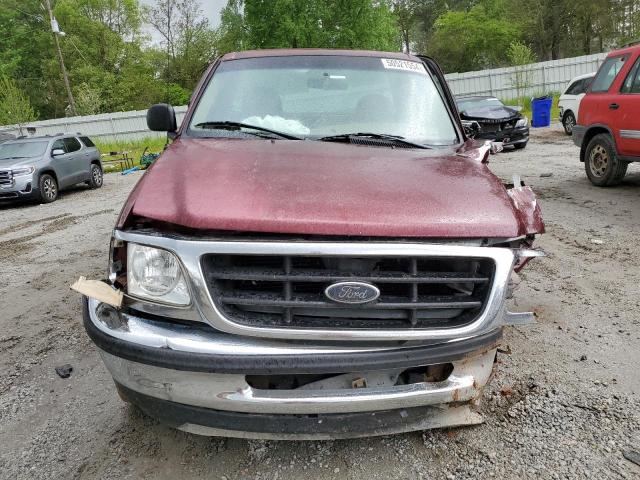 1FTZF1725WNA92169 - 1998 FORD F150 MAROON photo 5