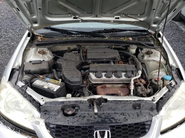 1HGEM22395L033440 - 2005 HONDA CIVIC DX VP Silber Foto 11