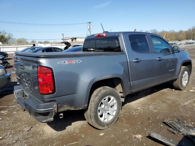 1GCGTCEN5M1114992 - 2021 CHEVROLET COLORADO LT GRAY photo 3