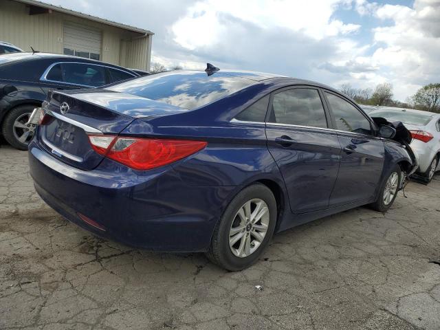 5NPEB4AC8DH704021 - 2013 HYUNDAI SONATA GLS BLUE photo 3