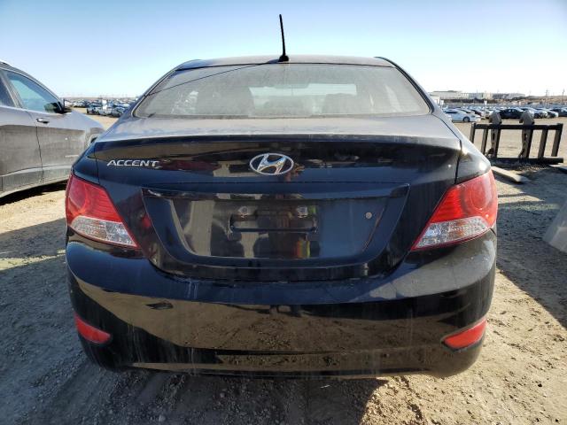 KMHCT4AE0CU269758 - 2012 HYUNDAI ACCENT GLS BLACK photo 6