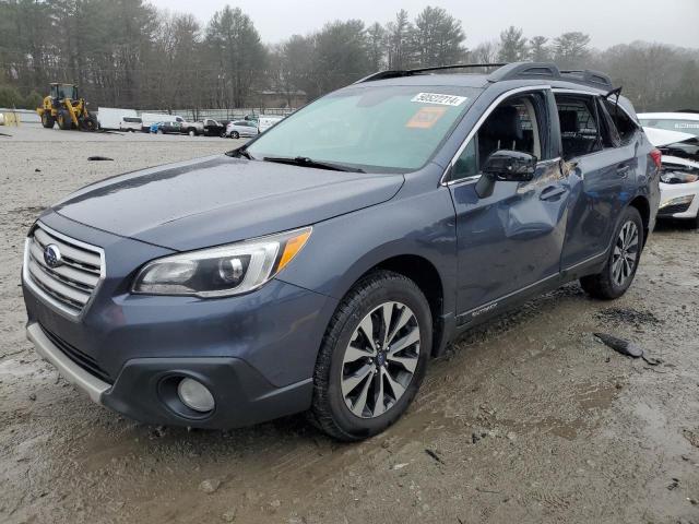 4S4BSANC3H3348957 - 2017 SUBARU OUTBACK 2.5I LIMITED BLUE photo 1