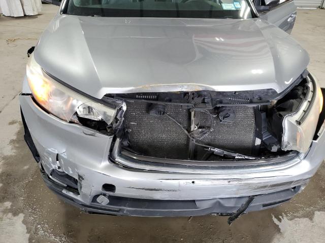 5TDJKRFH5FS100360 - 2015 TOYOTA HIGHLANDER XLE 银色 照片 12