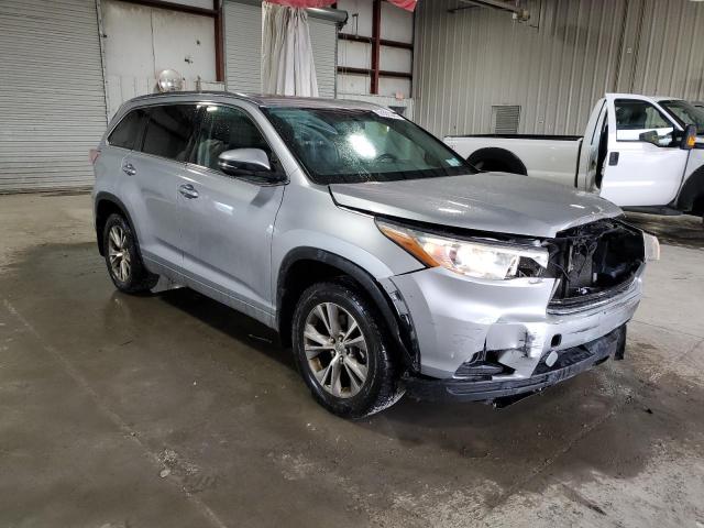 5TDJKRFH5FS100360 - 2015 TOYOTA HIGHLANDER XLE 银色 照片 4
