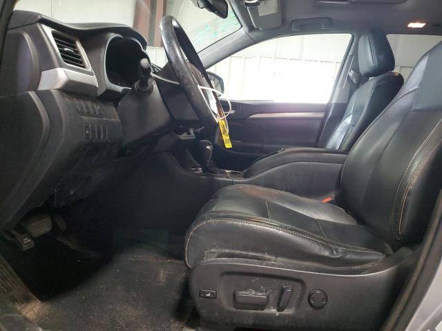 5TDJKRFH5FS100360 - 2015 TOYOTA HIGHLANDER XLE 银色 照片 7