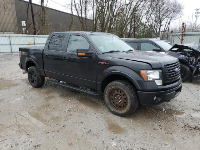 1FTFW1ET7CFB47404 - 2012 FORD F150 SUPERCREW BLACK photo 4