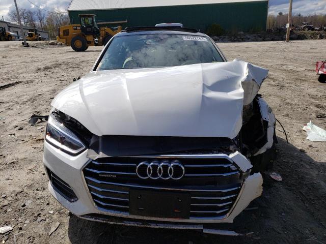 WAUANCF57KA059521 - 2019 AUDI A5 PREMIUM WHITE photo 5