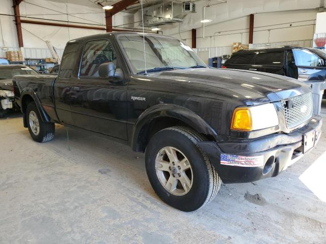 1FTZR45E13PA82485 - 2003 FORD RANGER SUPER CAB BLACK photo 4