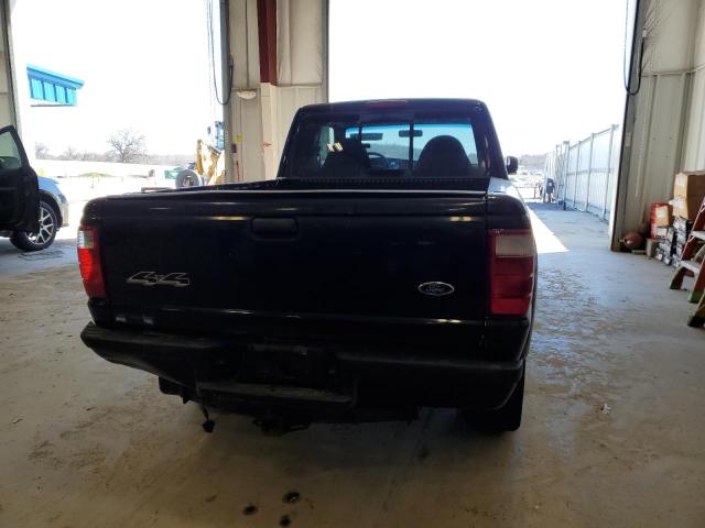 1FTZR45E13PA82485 - 2003 FORD RANGER SUPER CAB BLACK photo 6