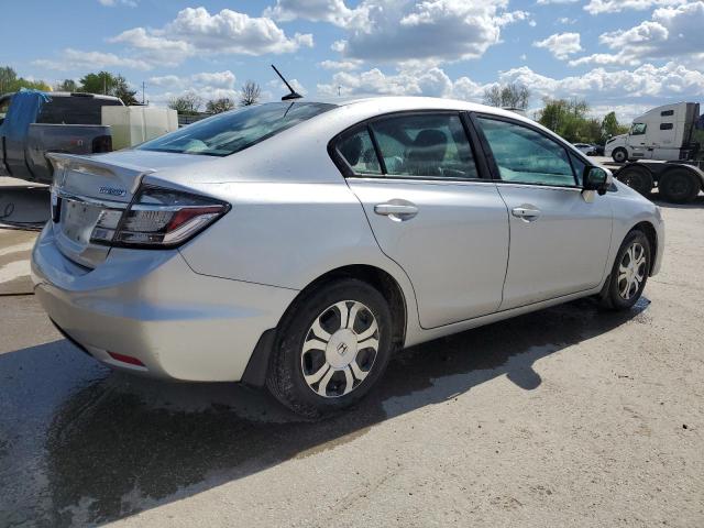 19XFB4F27EE000239 - 2014 HONDA CIVIC HYBRID SILVER photo 3