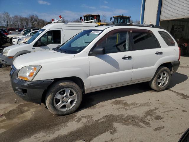 KNDJF724677375257 - 2007 KIA SPORTAGE LX WHITE photo 1