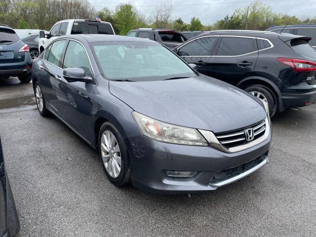 1HGCR3F93DA029911 - 2013 HONDA ACCORD TOURING GRAY photo 1