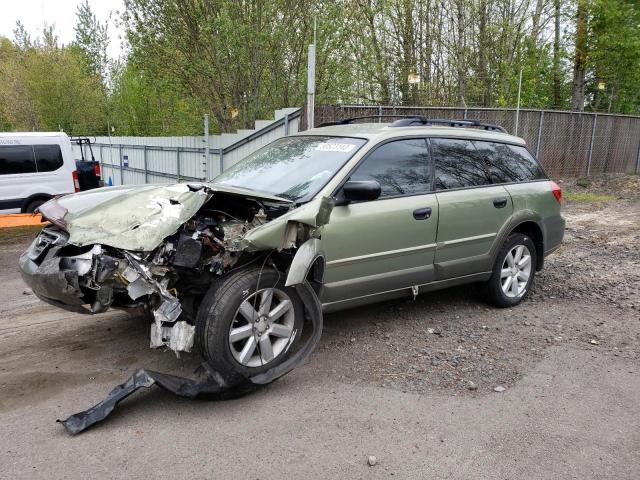 4S4BP61C177342151 - 2007 SUBARU LEGACY OUTBACK 2.5I GREEN photo 1