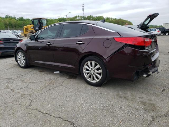 5XXGN4A70FG451035 - 2015 KIA OPTIMA EX BURGUNDY photo 2