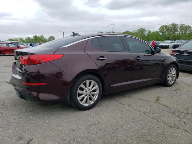 5XXGN4A70FG451035 - 2015 KIA OPTIMA EX BURGUNDY photo 3