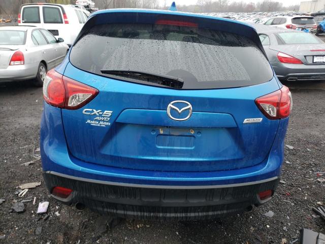 JM3KE4DY8E0305665 - 2014 MAZDA CX-5 GT BLUE photo 6