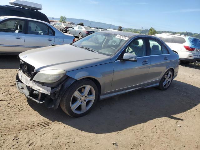 WDDGF5EB9BA421626 - 2011 MERCEDES-BENZ C 300 SILVER photo 1