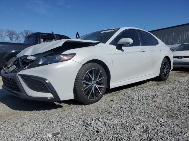 4T1T11AKXPU170431 - 2023 TOYOTA CAMRY SE NIGHT SHADE WHITE photo 1