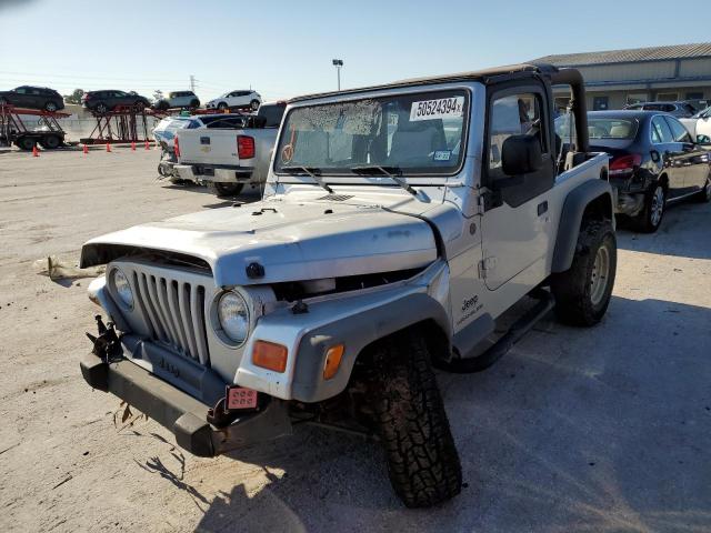 1J4FA29144P729642 - 2004 JEEP WRANGLER / SE GRAY photo 1