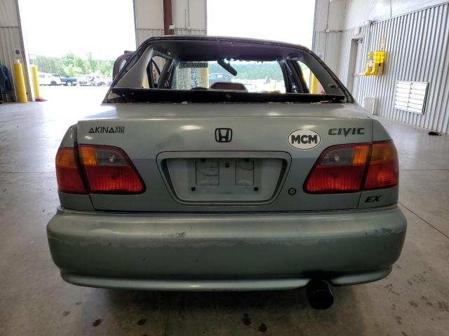 2HGEJ6619YH523211 - 2000 HONDA CIVIC BASE TEAL photo 6