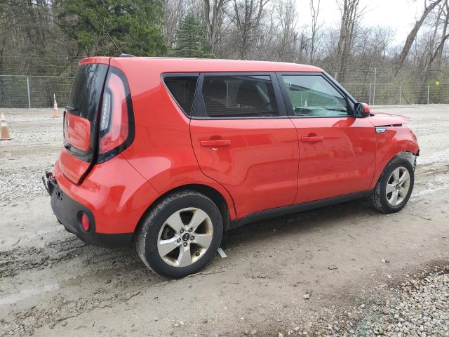 KNDJN2A21K7641234 - 2019 KIA SOUL RED photo 3