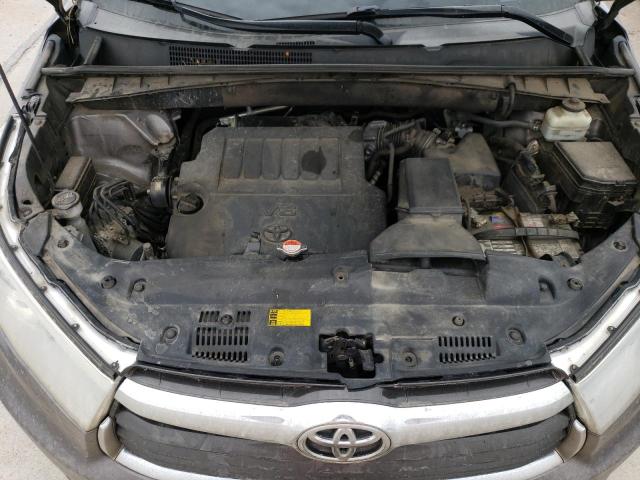 5TDJKRFHXGS254645 - 2016 TOYOTA HIGHLANDER XLE 灰色 照片 12