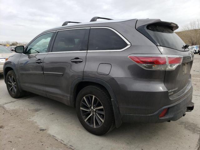 5TDJKRFHXGS254645 - 2016 TOYOTA HIGHLANDER XLE 灰色 照片 2