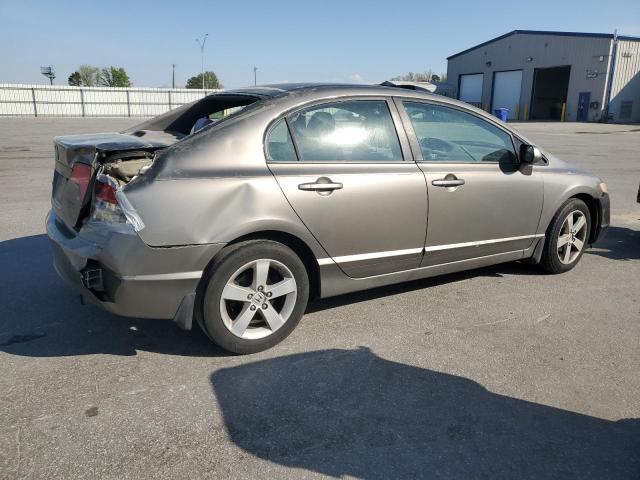 2HGFA16858H318246 - 2008 HONDA CIVIC EX GRAY photo 3