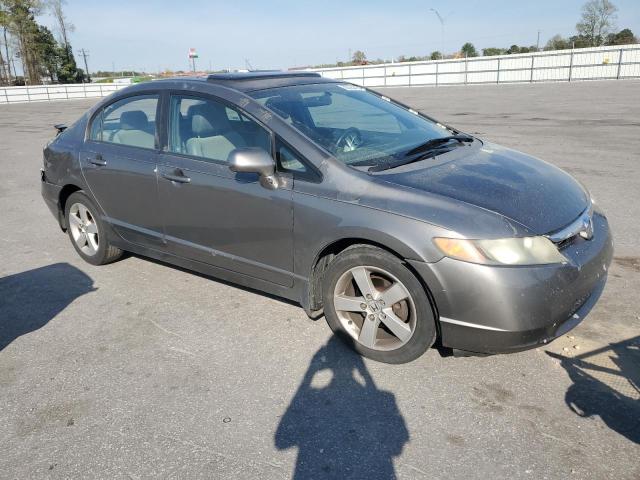 2HGFA16858H318246 - 2008 HONDA CIVIC EX GRAY photo 4