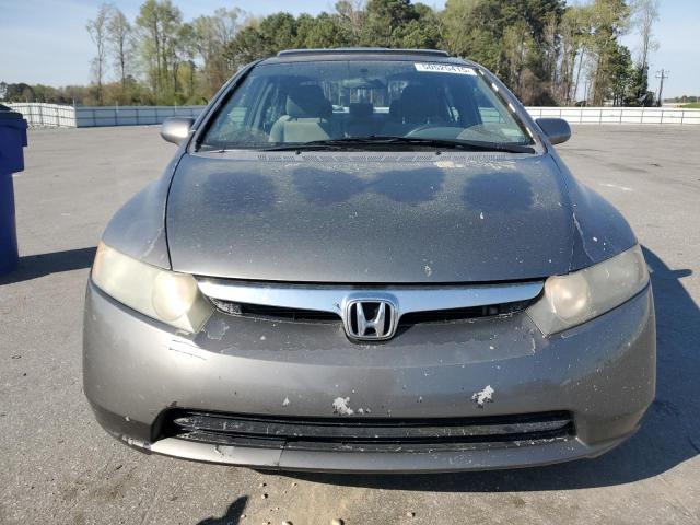 2HGFA16858H318246 - 2008 HONDA CIVIC EX GRAY photo 5