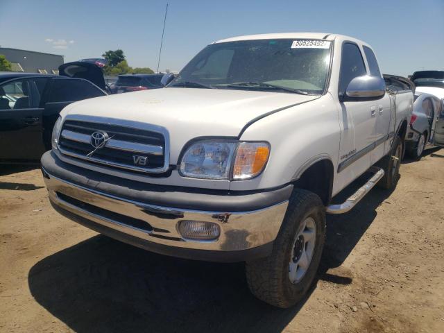 5TBRT34151S135713 - 2001 TOYOTA TUNDRA ACCESS CAB WHITE photo 2