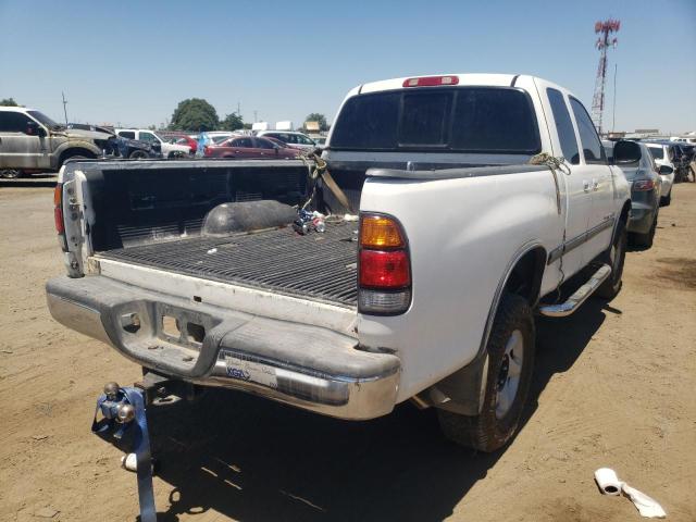 5TBRT34151S135713 - 2001 TOYOTA TUNDRA ACCESS CAB WHITE photo 4