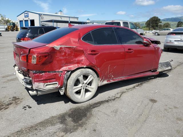 JTHBF5C27C5172131 - 2012 LEXUS IS 250 RED photo 3