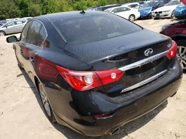 JN1BV7AP9EM674892 - 2014 INFINITI Q50 BASE BLACK photo 2