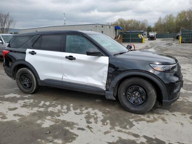 1FM5K8AB0MGA19218 - 2021 FORD EXPLORER POLICE INTERCEPTOR BLACK photo 4