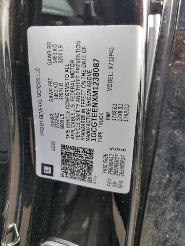 1GCGTEENXM1238087 - 2021 CHEVROLET COLORADO ZR2 BLACK photo 12