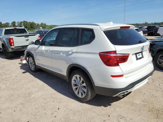 5UXWZ7C33H0V89277 - 2017 BMW X3 SDRIVE28I WHITE photo 2