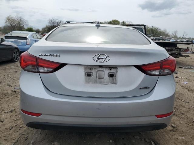 KMHDH4AE2EU102956 - 2014 HYUNDAI ELANTRA SE SILVER photo 6