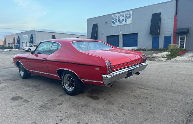 136379Z355669 - 1969 CHEVROLET CHEVELLE RED photo 3