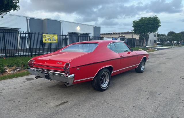 136379Z355669 - 1969 CHEVROLET CHEVELLE RED photo 4