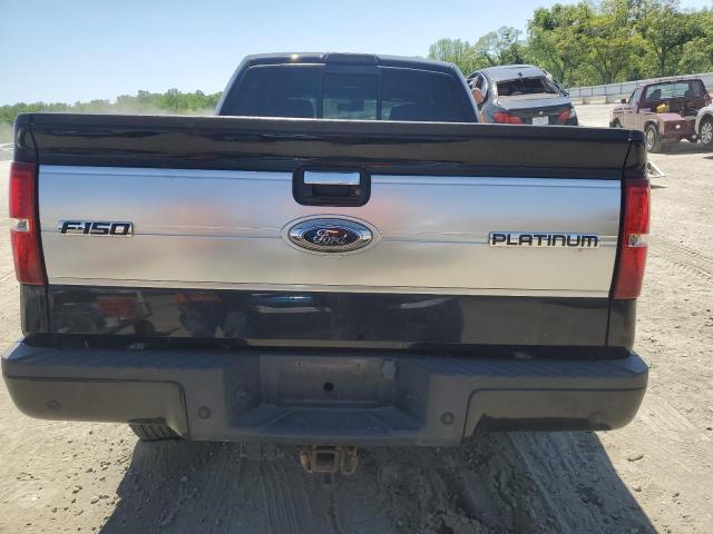 1FTPW14V19FB01325 - 2009 FORD F150 SUPERCREW BLACK photo 6