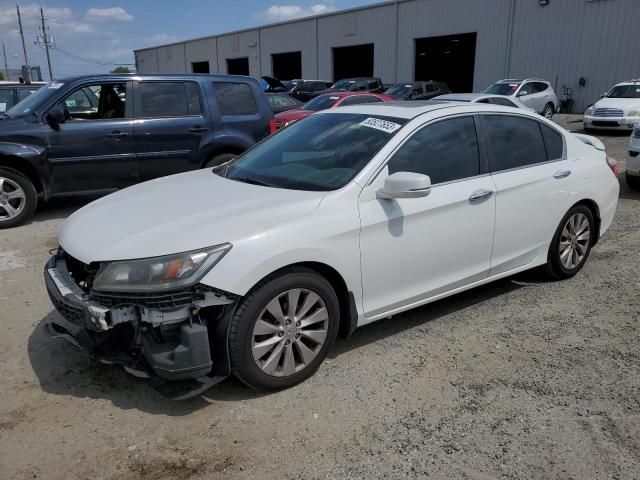 1HGCR2F83EA048669 - 2014 HONDA ACCORD EXL WHITE photo 1